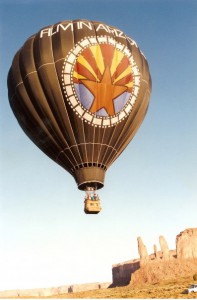 Above Monument Valley Arizona